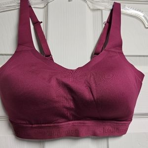 Lululemon Burgundy sports bra 32D